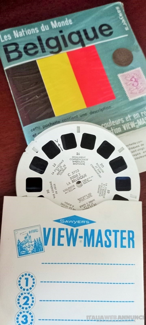 Collezione dischetti VIEW -MASTER d'epoca anni '40- '50