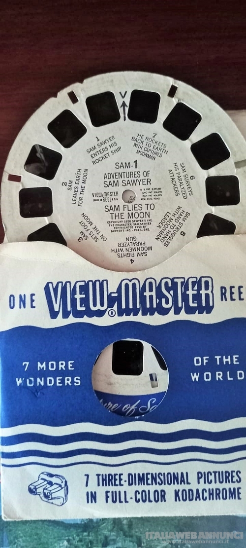 Collezione dischetti VIEW -MASTER d'epoca anni '40- '50