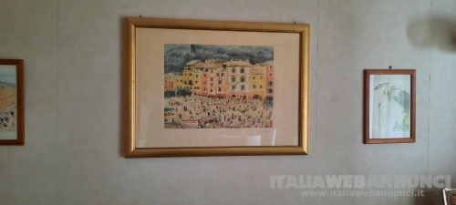 QUADRO CASCELLA  PORTOFINO RIPROD.  CORNICE  75  X 55