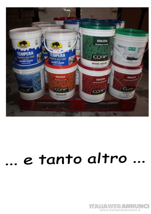 Stock di vernici e articoli per pittura 4543pz