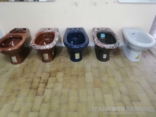 Bidet colorati fuori produzione