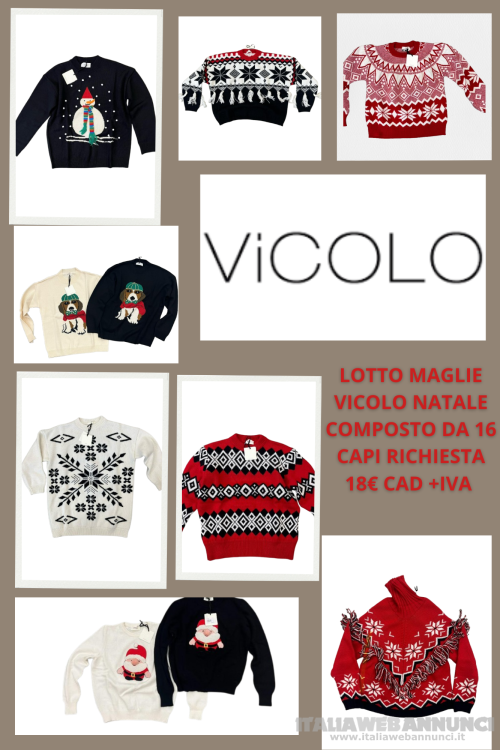 Piccolo lotto maglie natalizie VICOLO